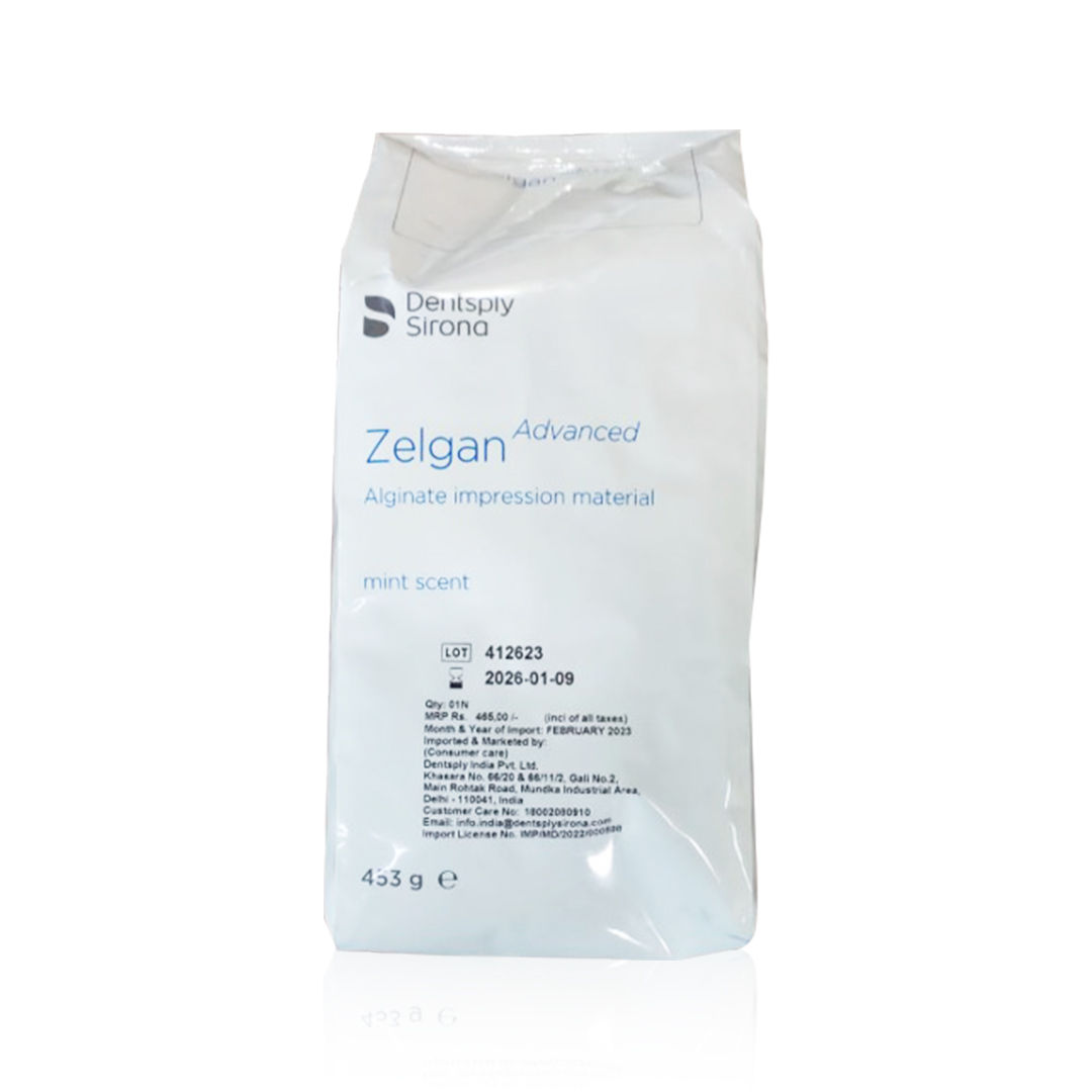 Dentsply Zelgan Advanced Alginate Powder Impression Material - ORAL HEALTHCART