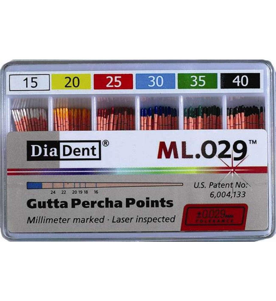 Diadent Gutta Percha Points 2% - ORAL HEALTHCART