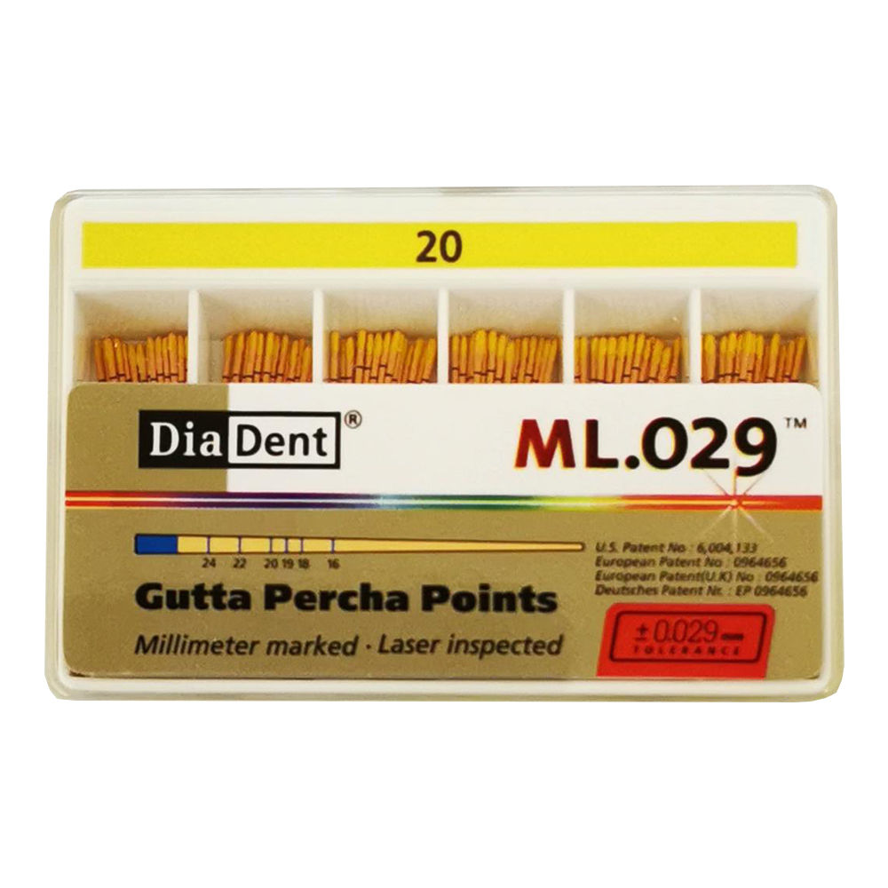 Diadent Gutta Percha Points 2% - ORAL HEALTHCART